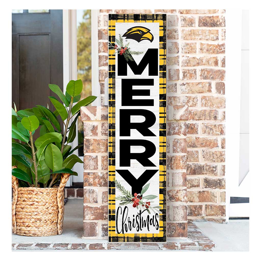 11x46 Merry Christmas Sign Southern Mississippi Golden Eagles