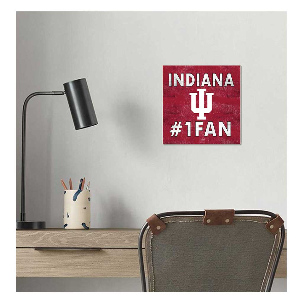 10x10 Team Color #1 Fan Indiana Hoosiers