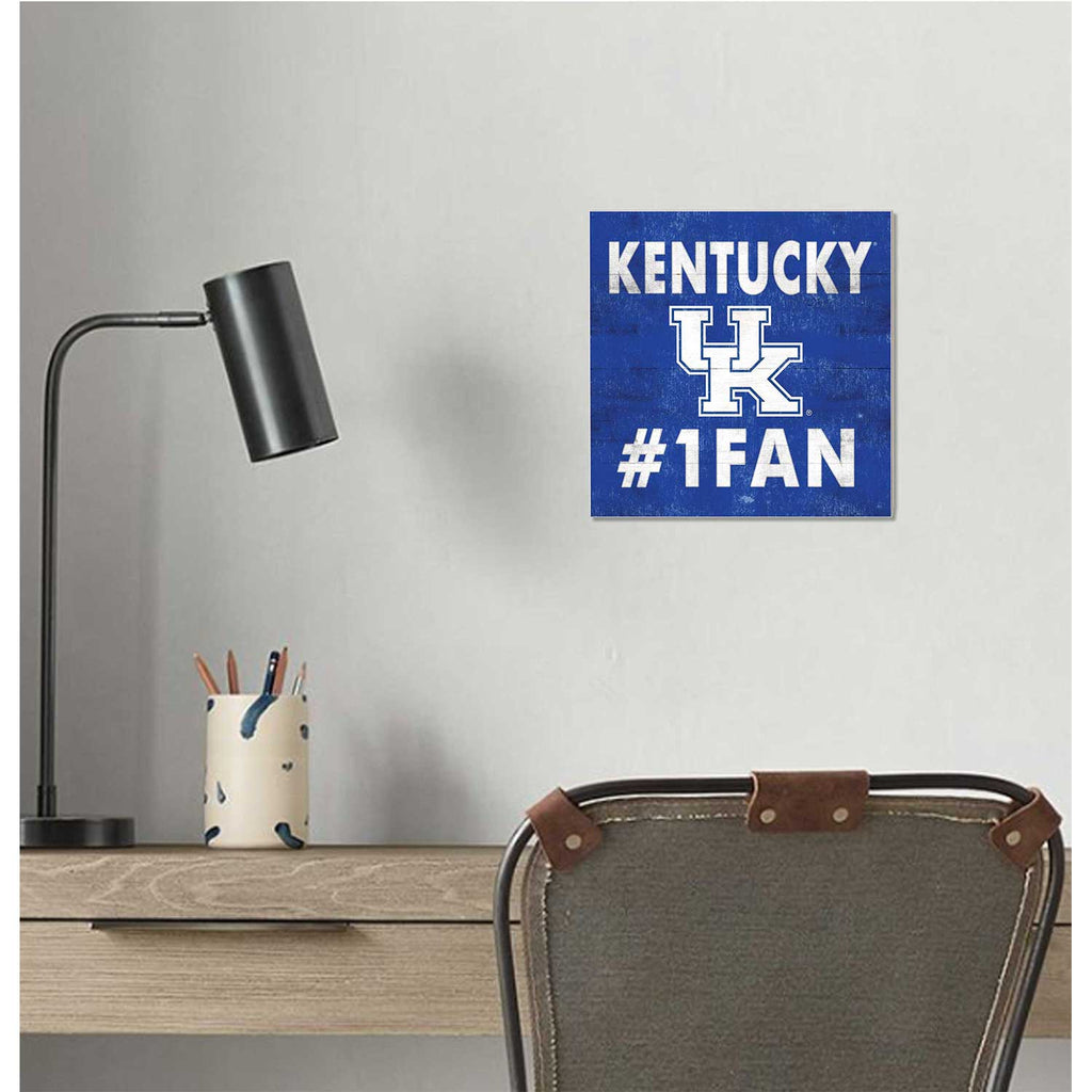 10x10 Team Color #1 Fan Kentucky Wildcats