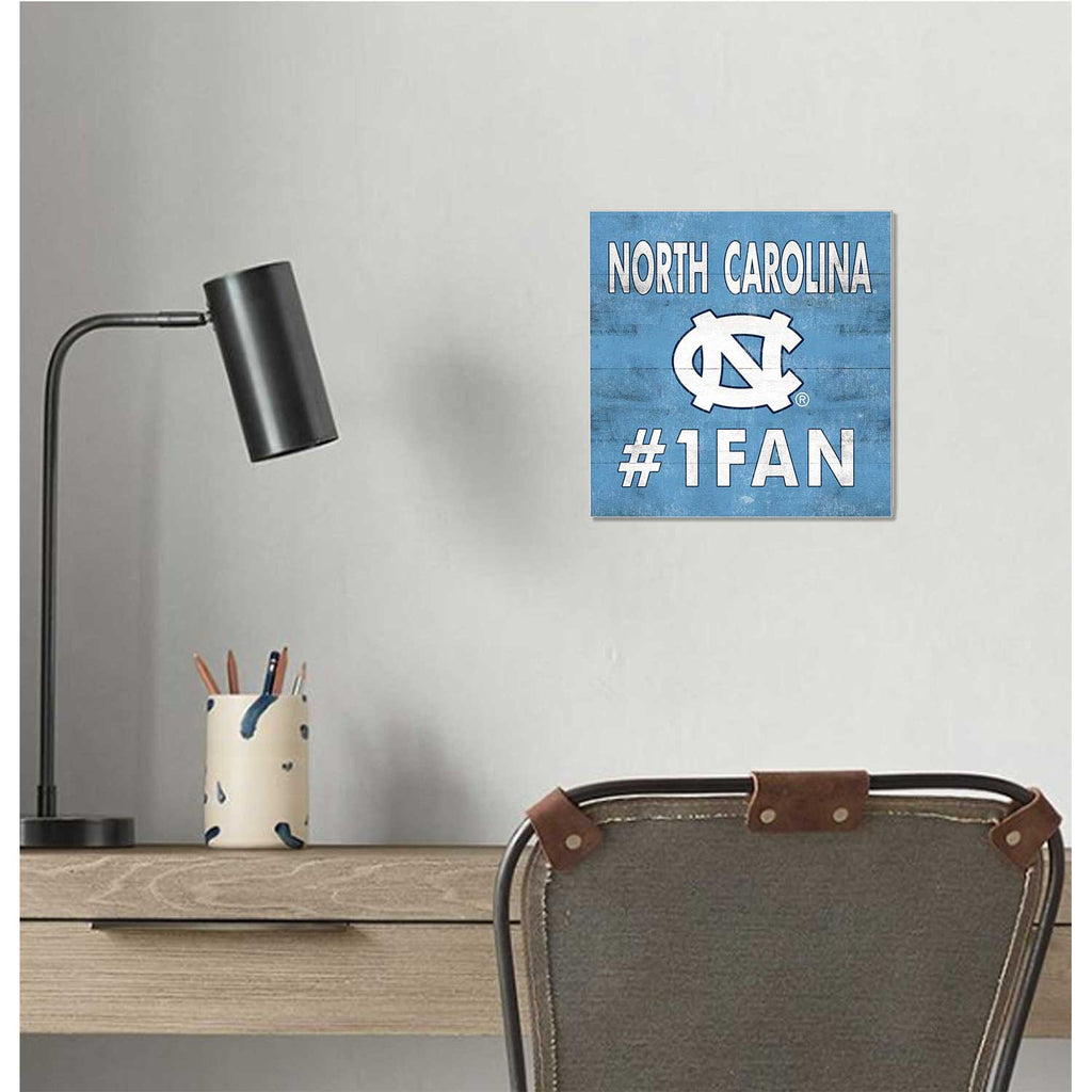 10x10 Team Color #1 Fan North Carolina (Chapel Hill) Tar Heels
