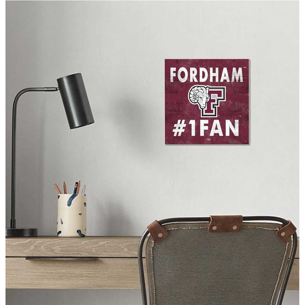 10x10 Team Color #1 Fan Fordham Rams