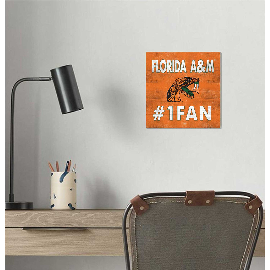 10x10 Team Color #1 Fan Florida A&M Rattlers