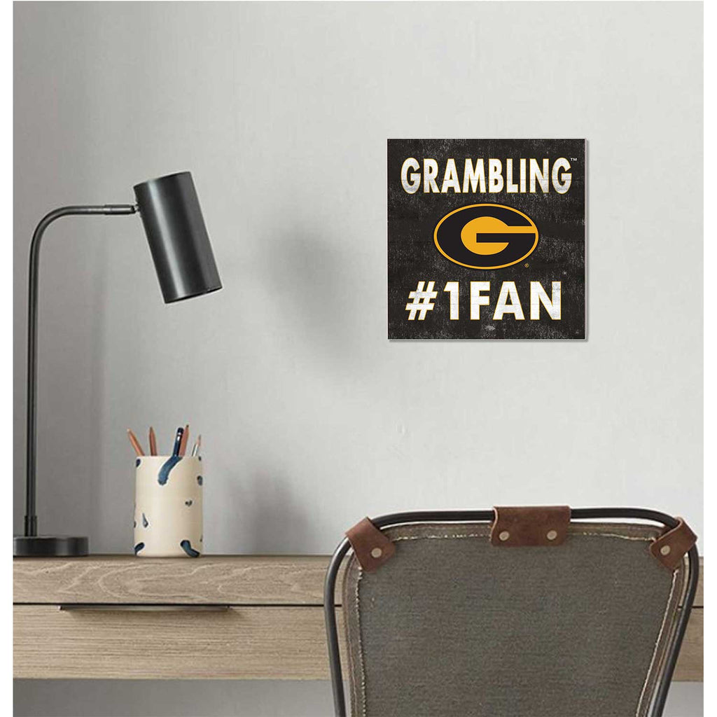 10x10 Team Color #1 Fan Grambling State Tigers