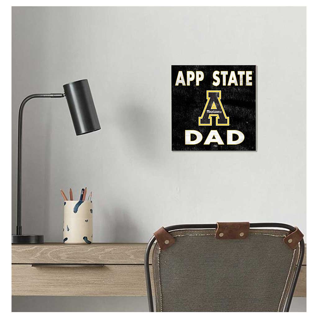 10x10 Team Color Dad Appalachian State Mountaineers