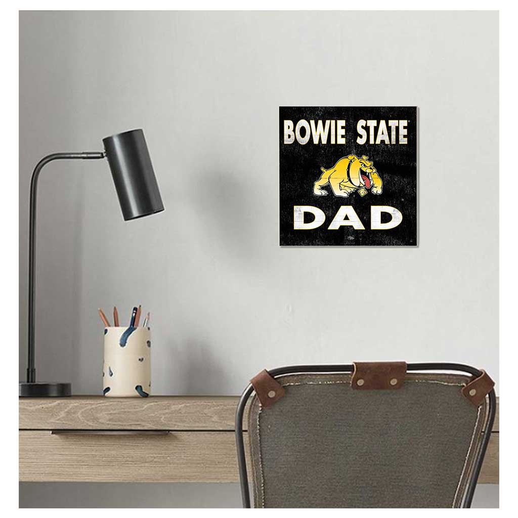 10x10 Team Color Dad Bowie State Bulldogs