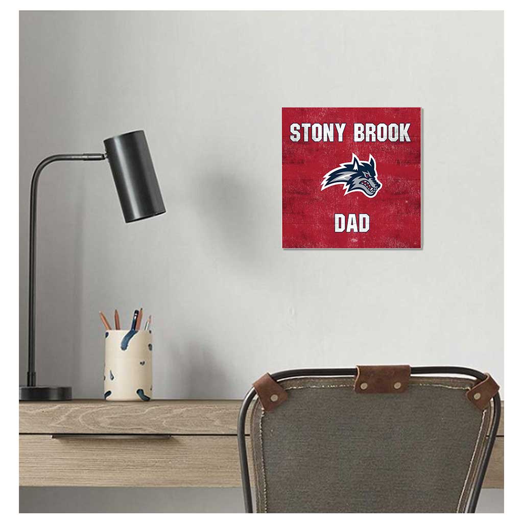 10x10 Team Color Dad Stony Brook Seawolves