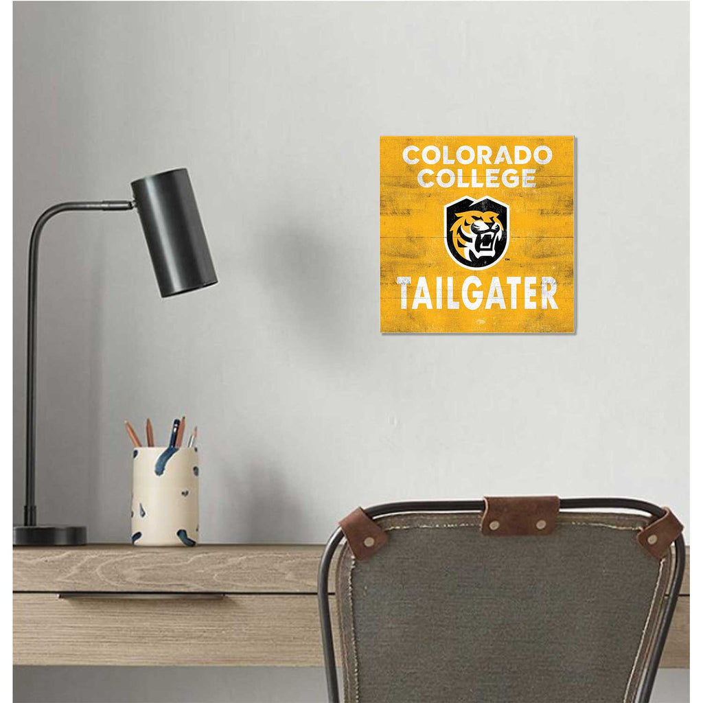 10x10 Team Color Tailgater Colorado College Tigers