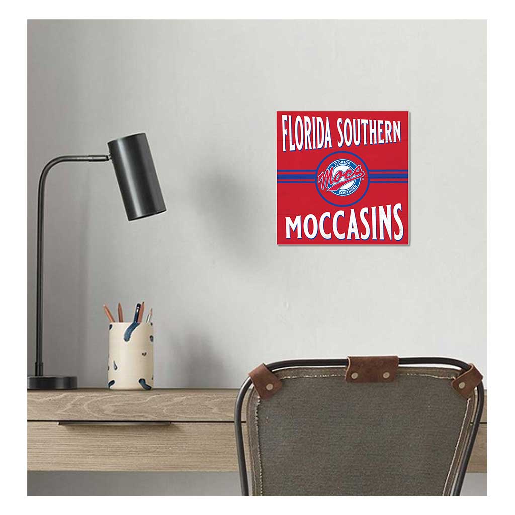 10x10 Retro Team Sign Florida Southern College Moccasins