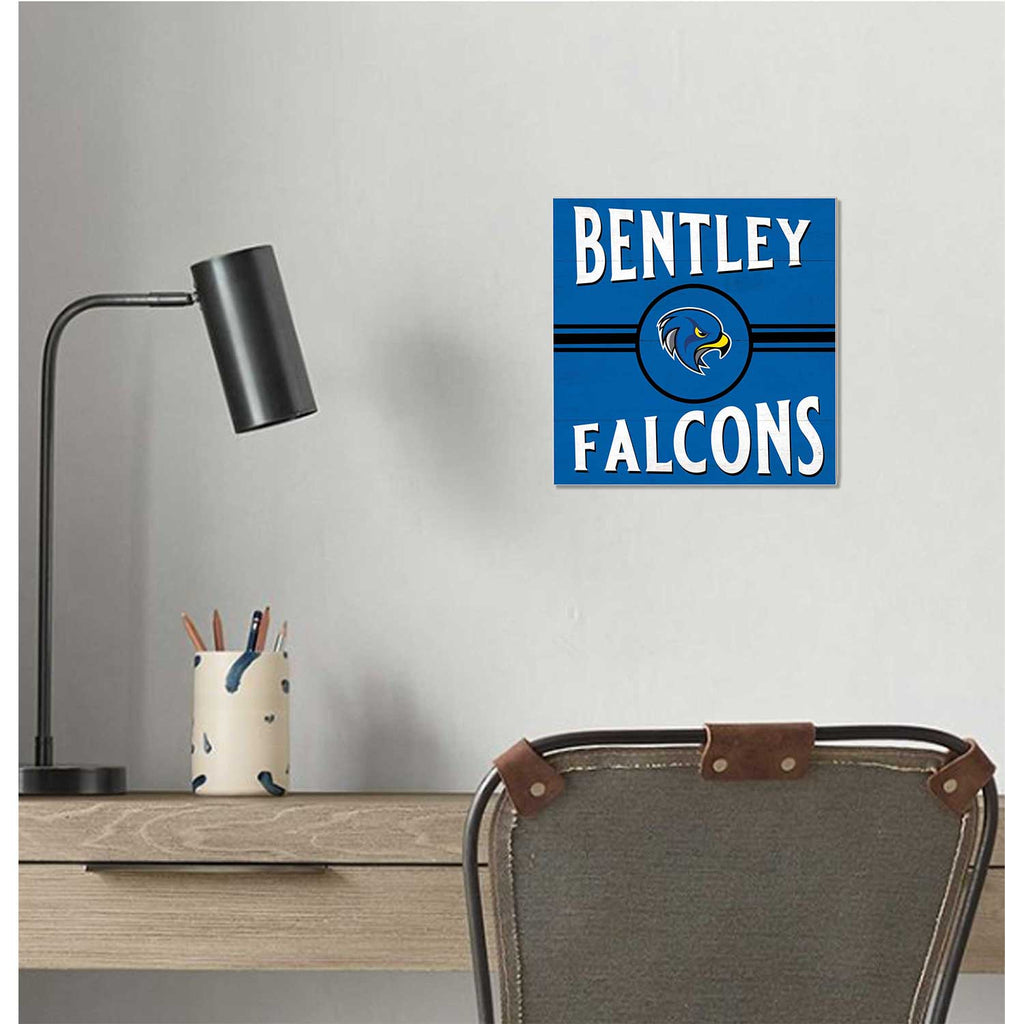 10x10 Retro Team Sign Bentley University Falcons