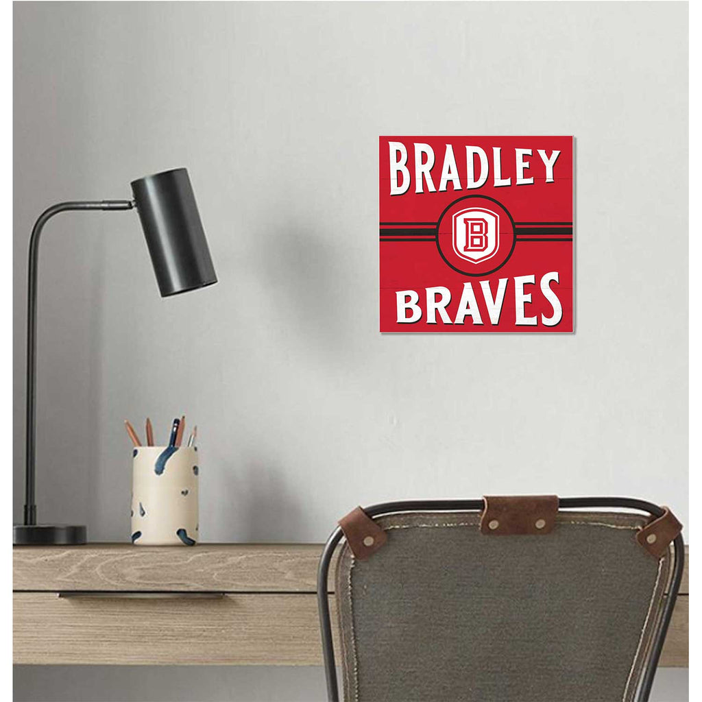 10x10 Retro Team Sign Bradley Braves
