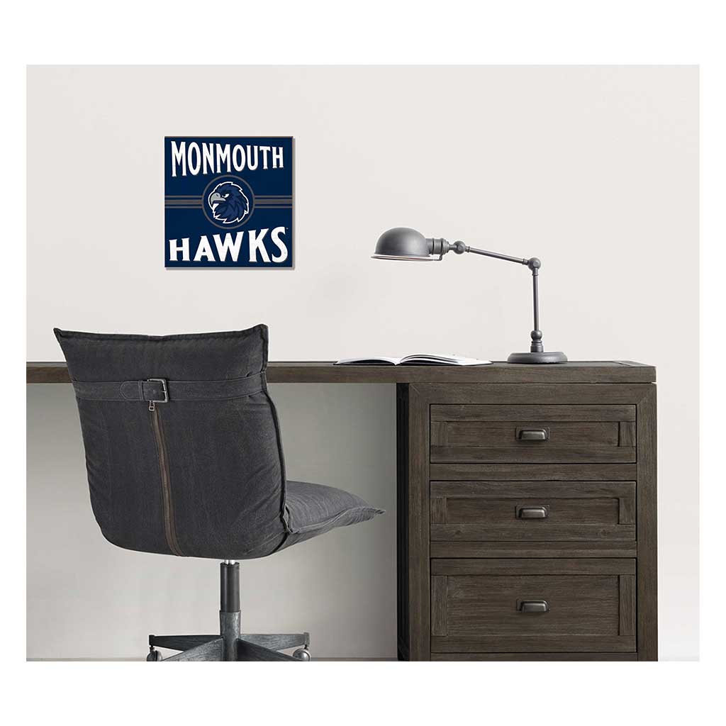 10x10 Retro Team Sign Monmouth Hawks
