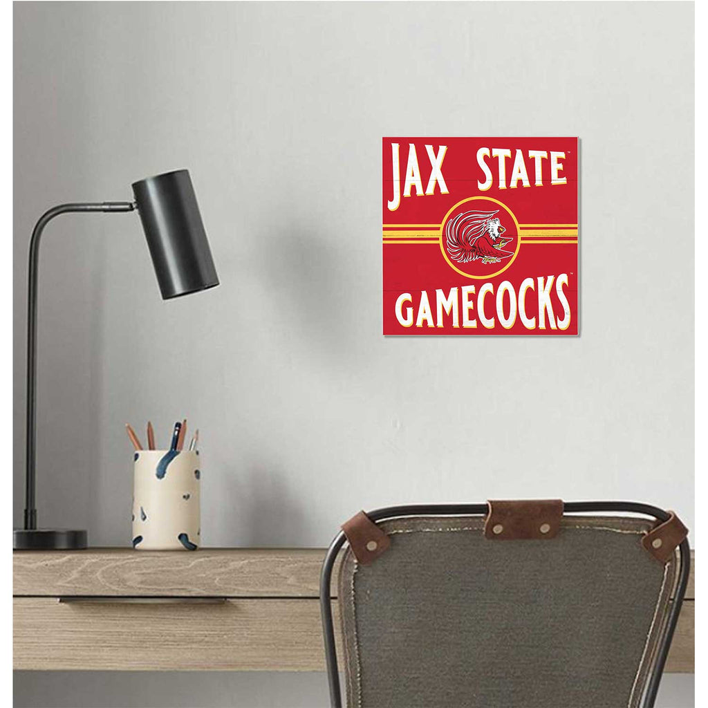 10x10 Retro Team Sign Jacksonville State Gamecocks