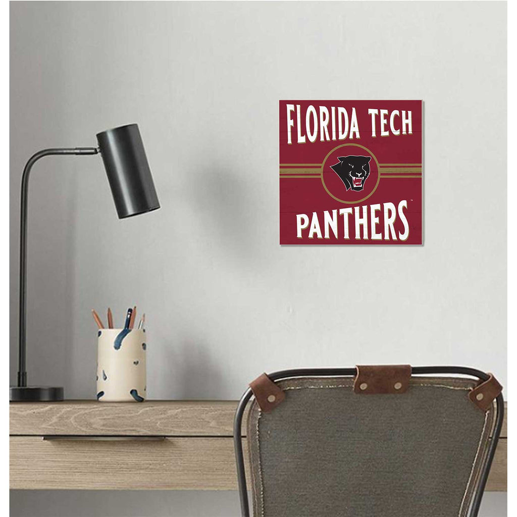 10x10 Retro Team Sign Florida Institute of Technology PANTHERS