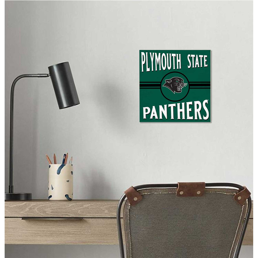 10x10 Retro Team Sign Playmouth State University Panthers