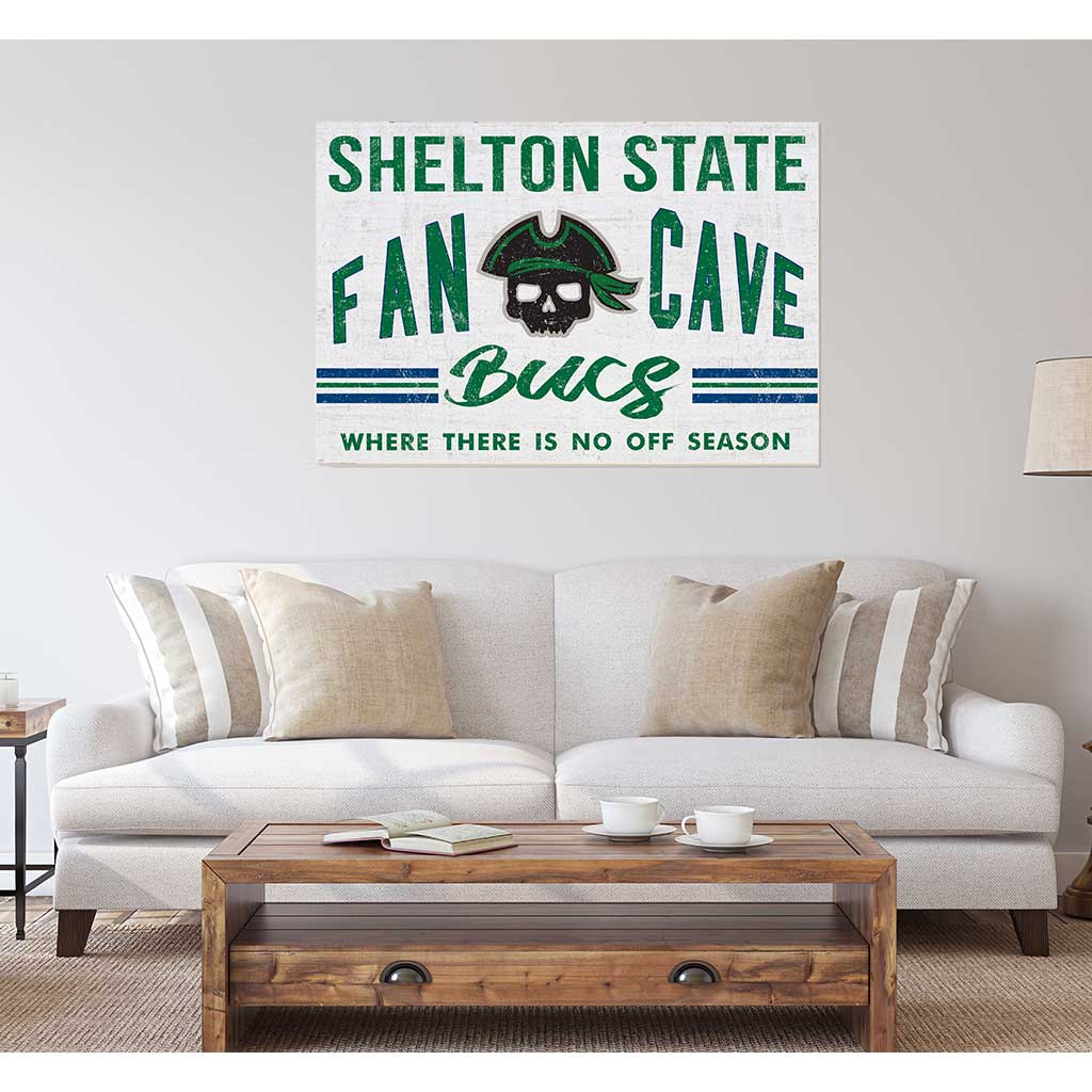 24x34 Retro Fan Cave Sign Shelton State Community College Buccaneers