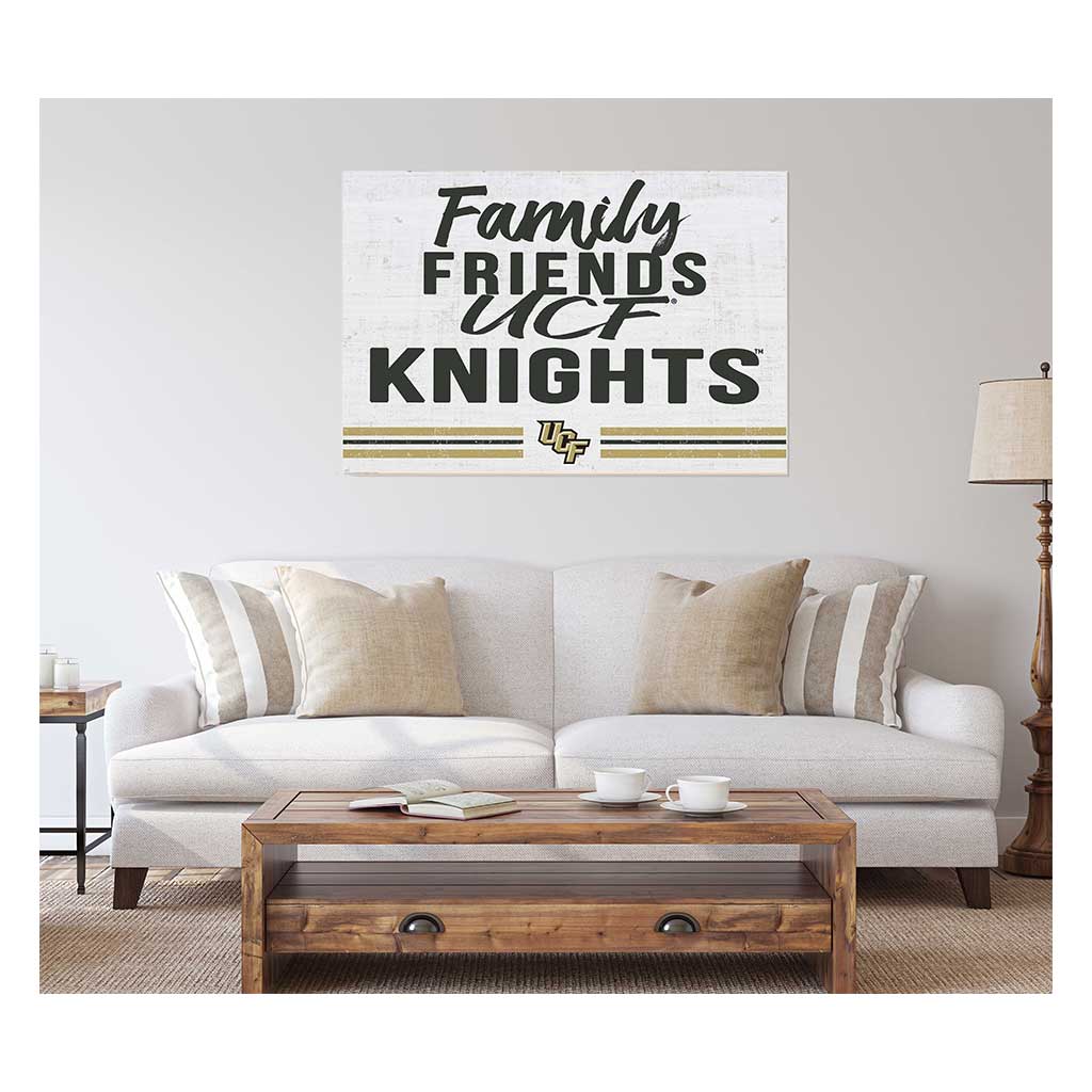 24x34 Friends Family Team Sign Central Florida Knights