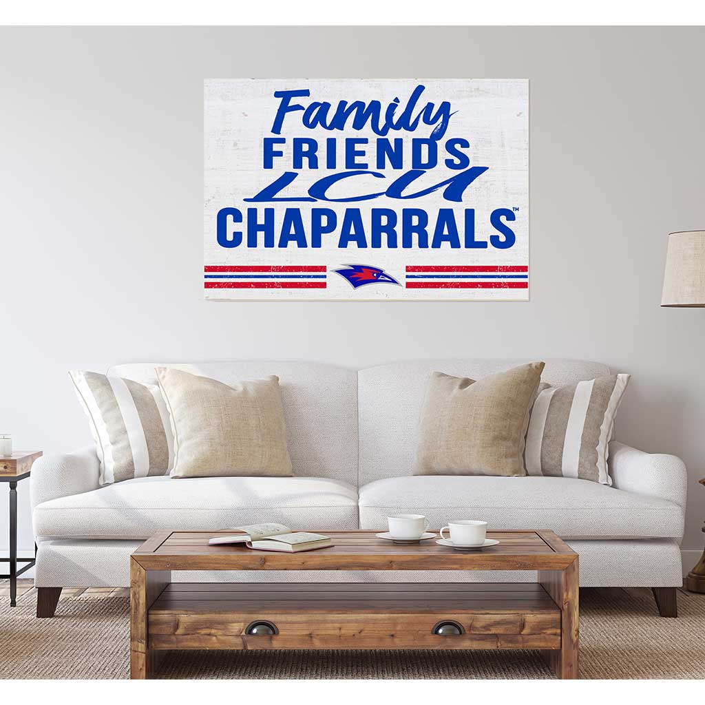 24x34 Friends Family Team Sign Lubbock Christian Chaparrals