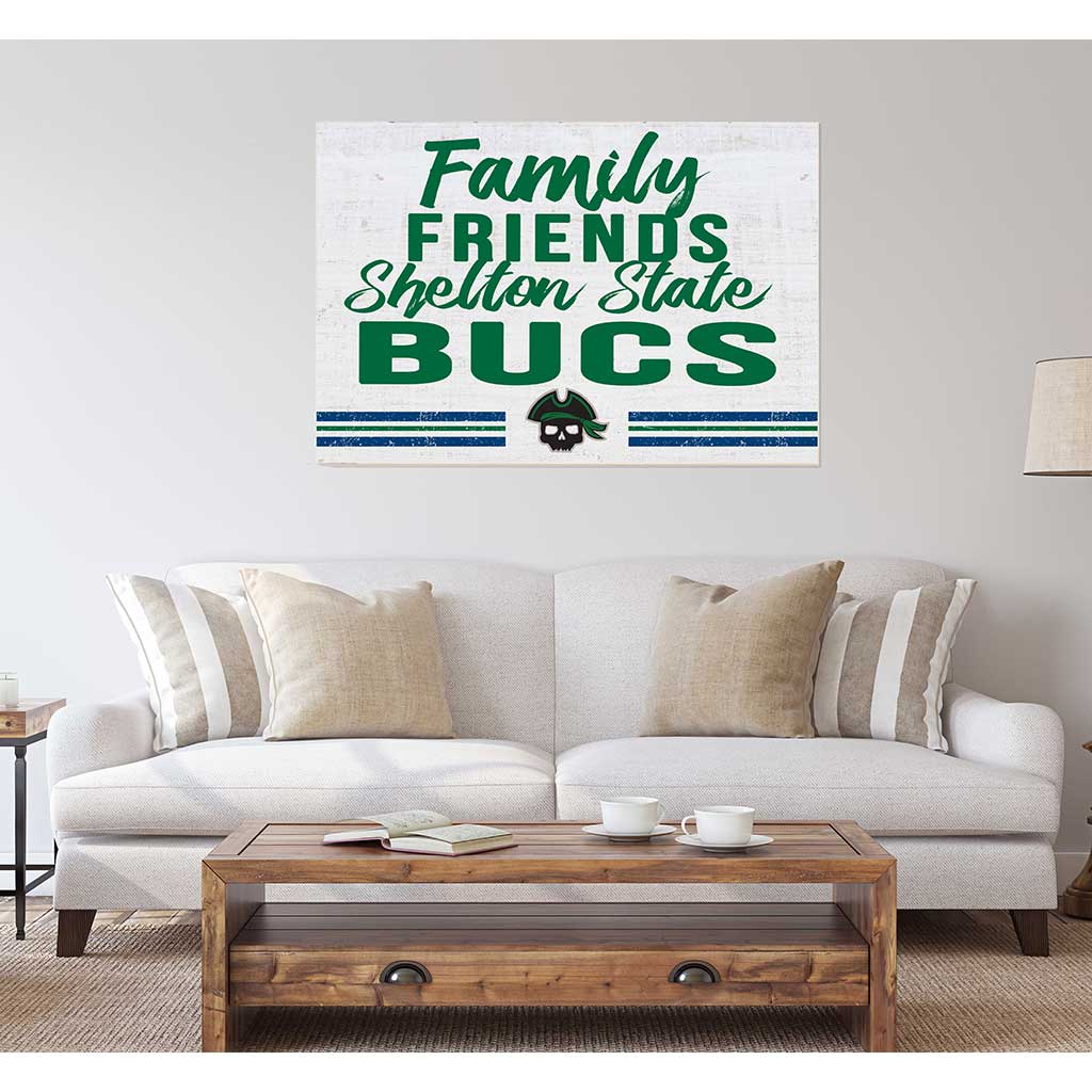 24x34 Friends Family Team Sign Shelton State Community College Buccaneers