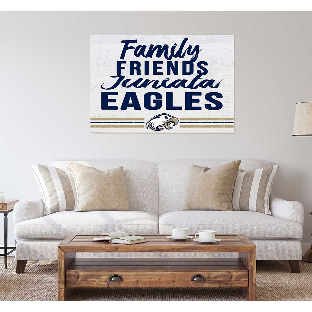 24x34 Friends Family Team Sign Juniata College Eagles