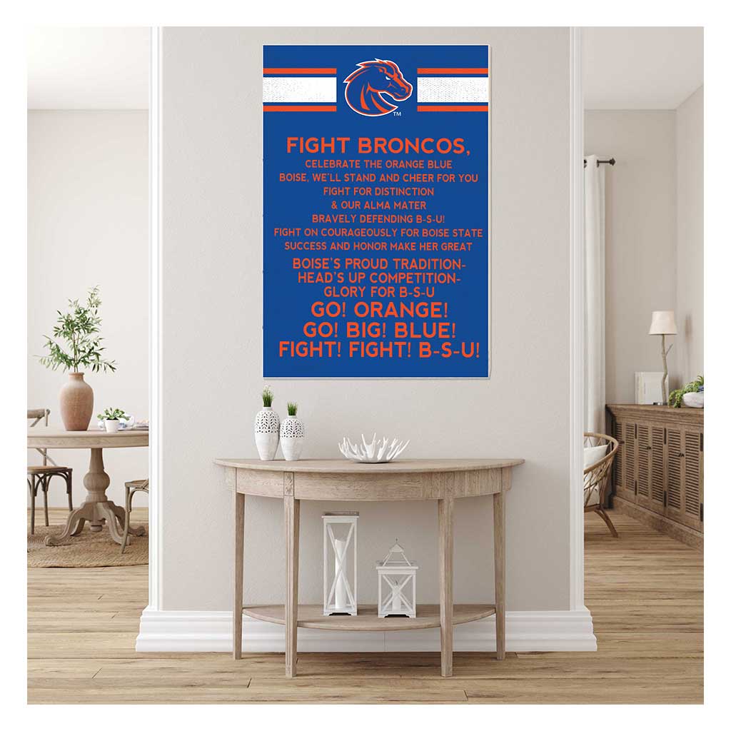 35x24 Fight Song Boise State Broncos