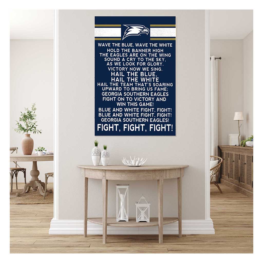 35x24 Fight Song Georgia Southern Eagles