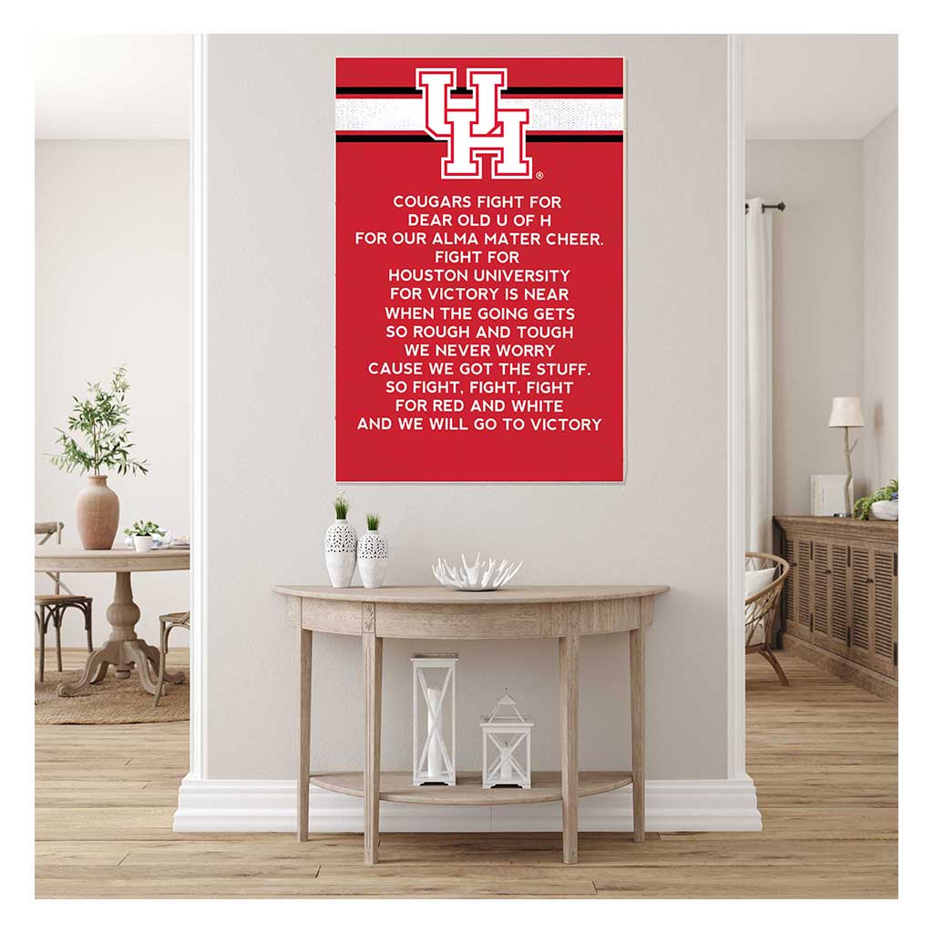 35x24 Fight Song Houston Cougars