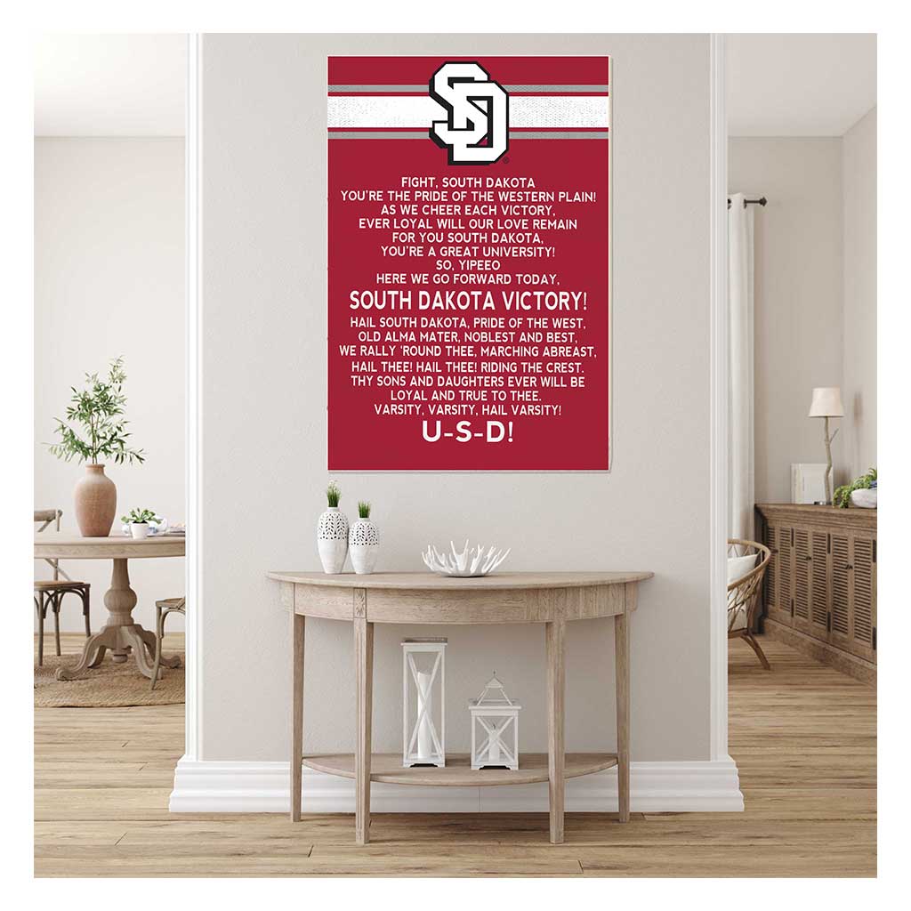 35x24 Fight Song South Dakota Coyotes