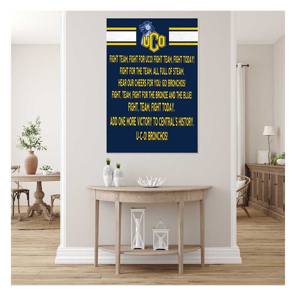 35x24 Fight Song Central Oklahoma BRONCHOS