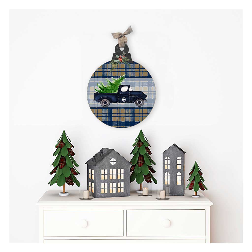 10 Inch Christmas Truck Ornament Sign Georgia Southern Eagles