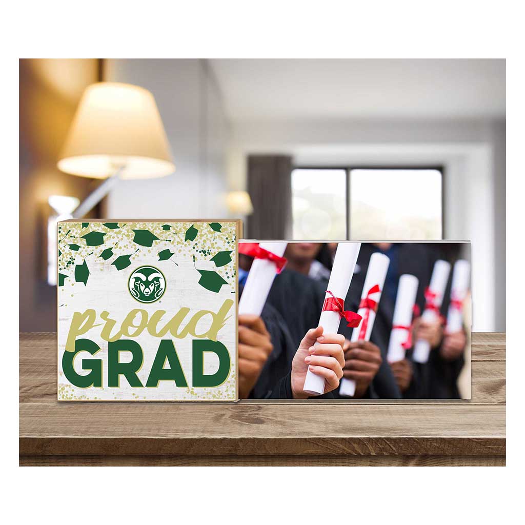 Floating Picture Frame Proud Grad Celebration Team Colorado State-Ft. Collins Rams