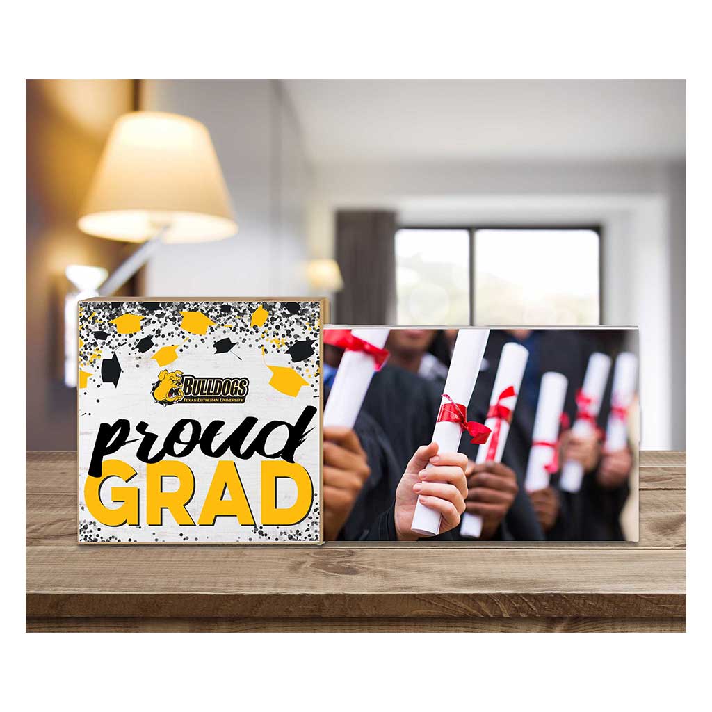 Floating Picture Frame Proud Grad Celebration Team Texas Lutheran Bulldogs