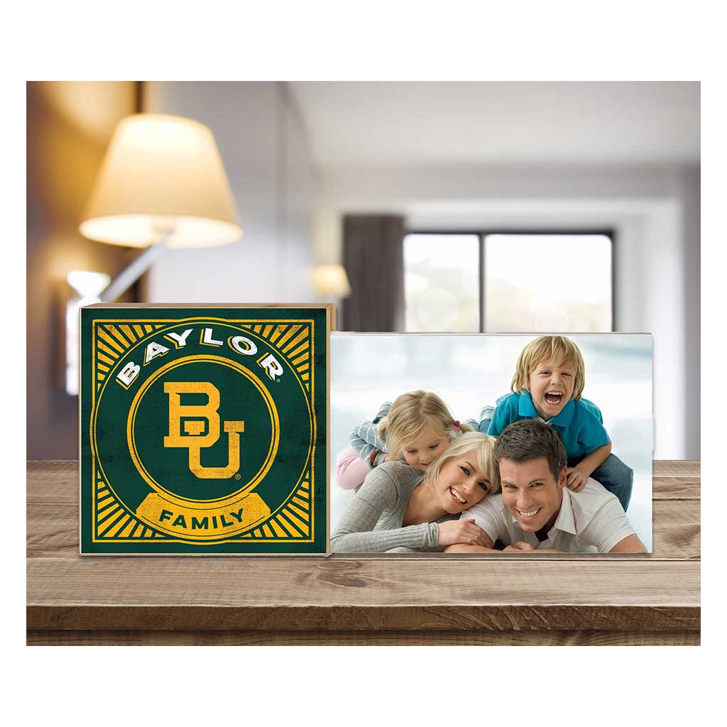 Floating Picture Frame Family Retro Team Baylor Bears