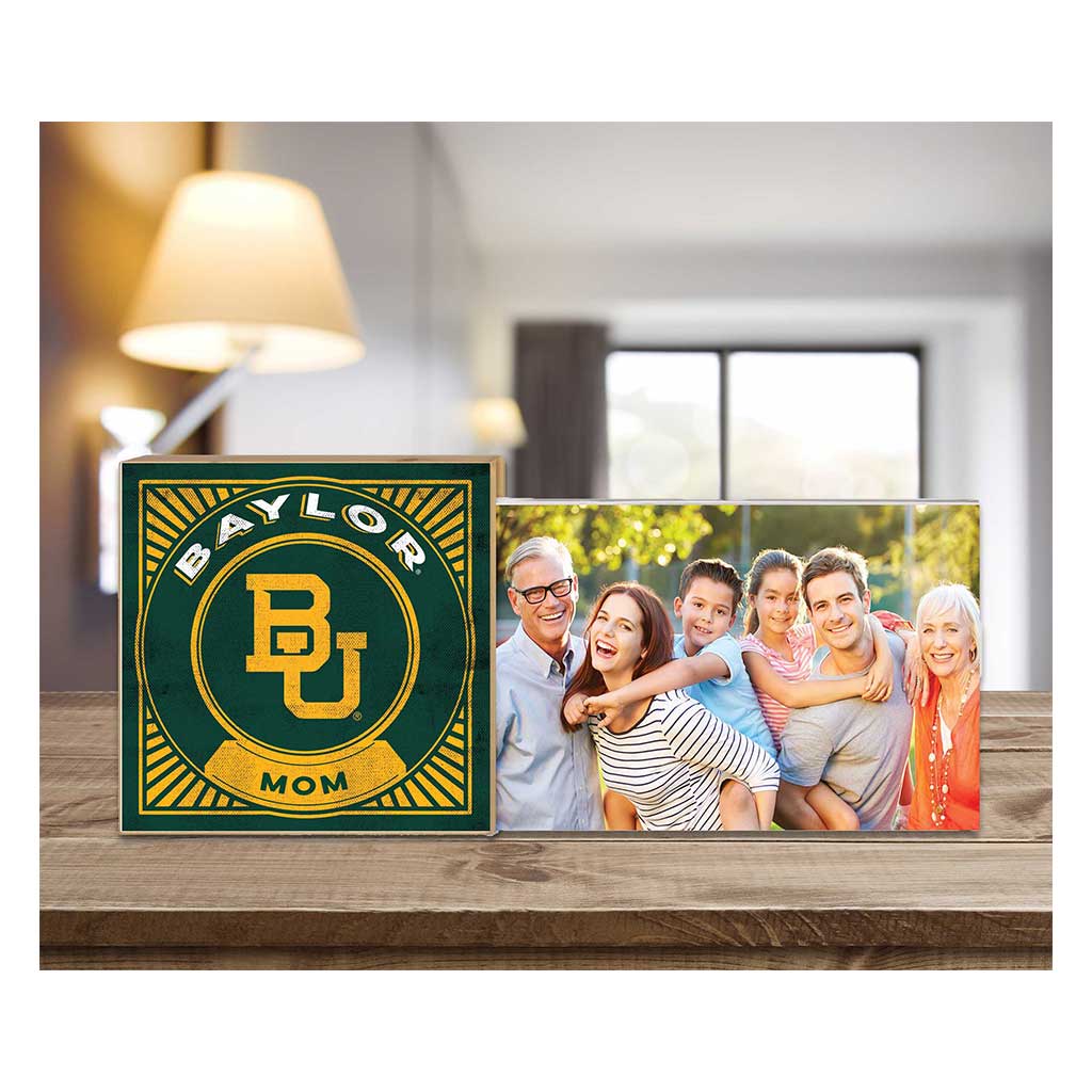 Floating Picture Frame Proud Mom Retro Team Baylor Bears