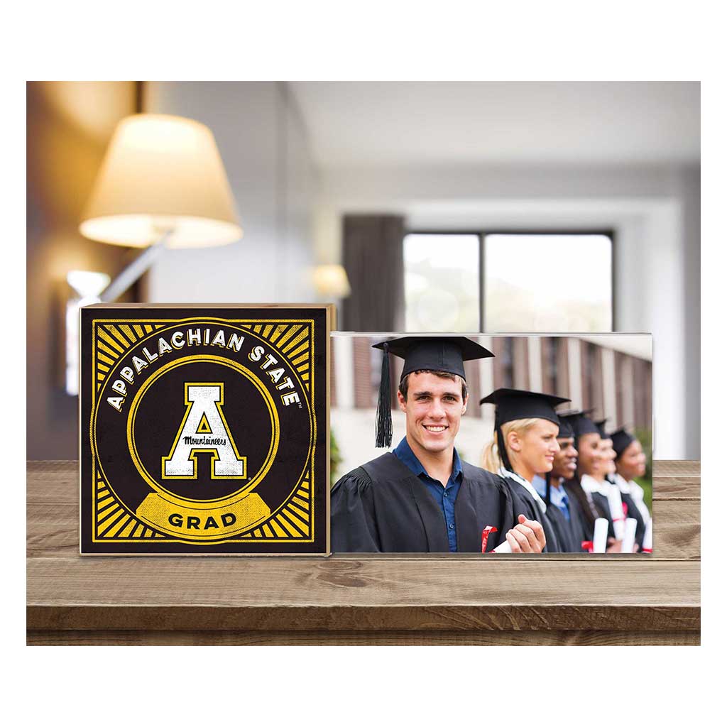 Floating Picture Frame Proud Grad Retro Team Appalachian State Mountaineers