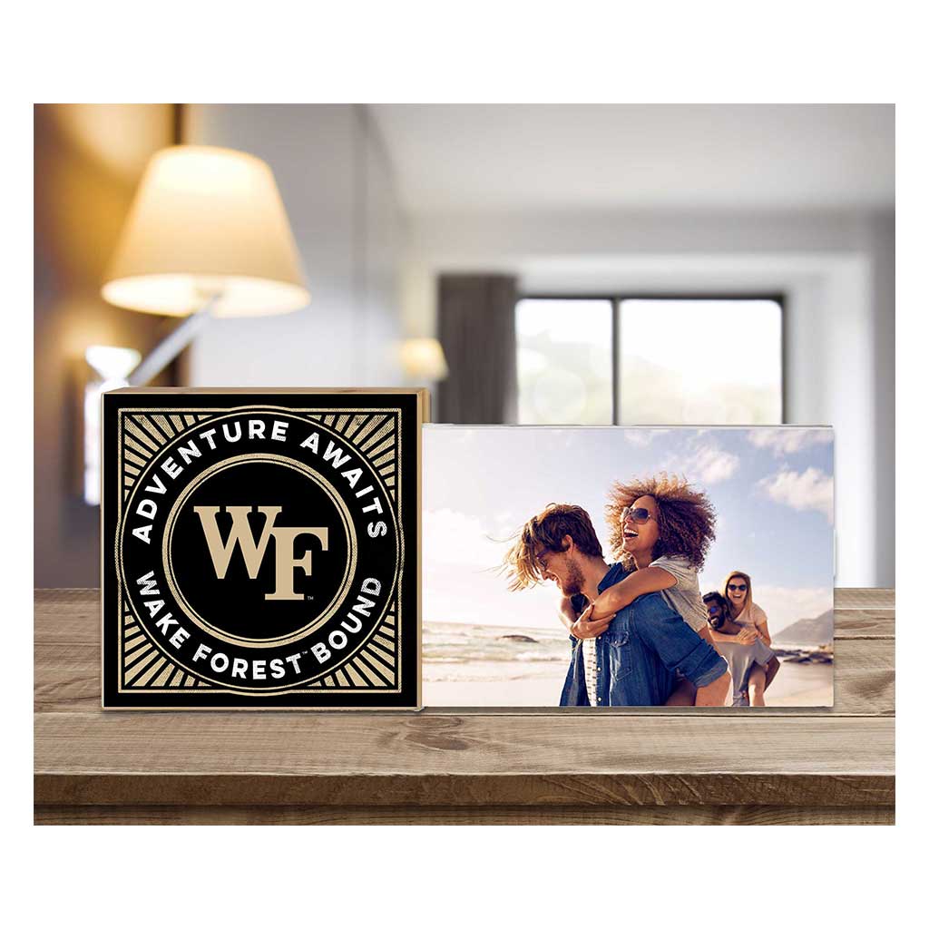 Floating Picture Frame Adventure Awaits Retro Team Wake Forest Demon Deacons