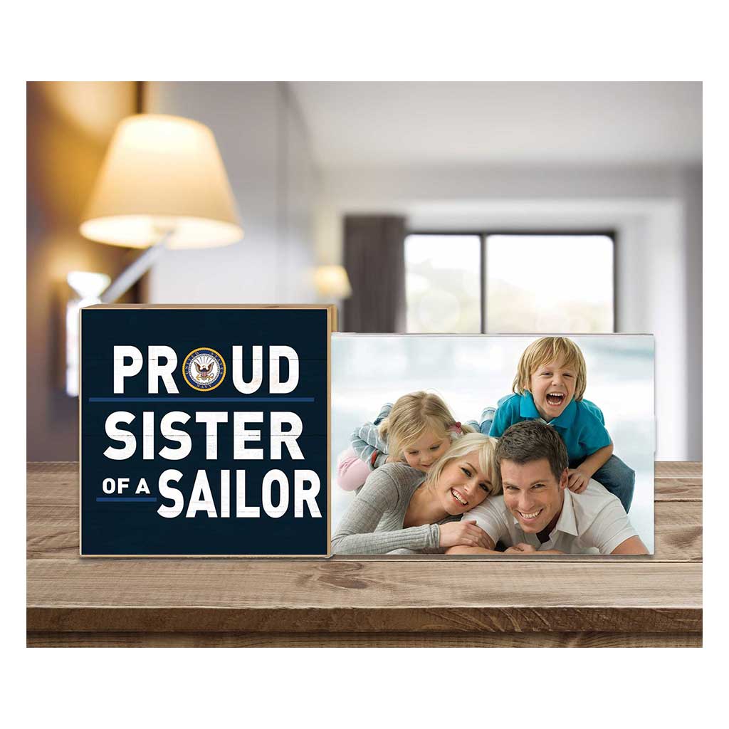 Floating Picture Frame Military Proud Sister Navy