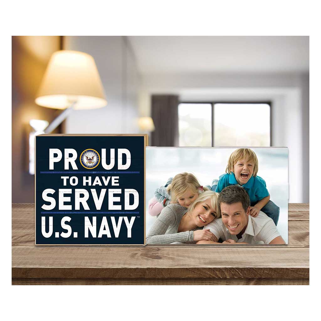 Floating Picture Frame Military Proud to Served Navy