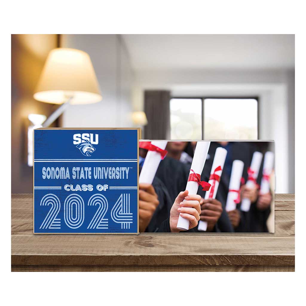 Floating Picture Frame Class of Grad Sonoma State University Seawolves