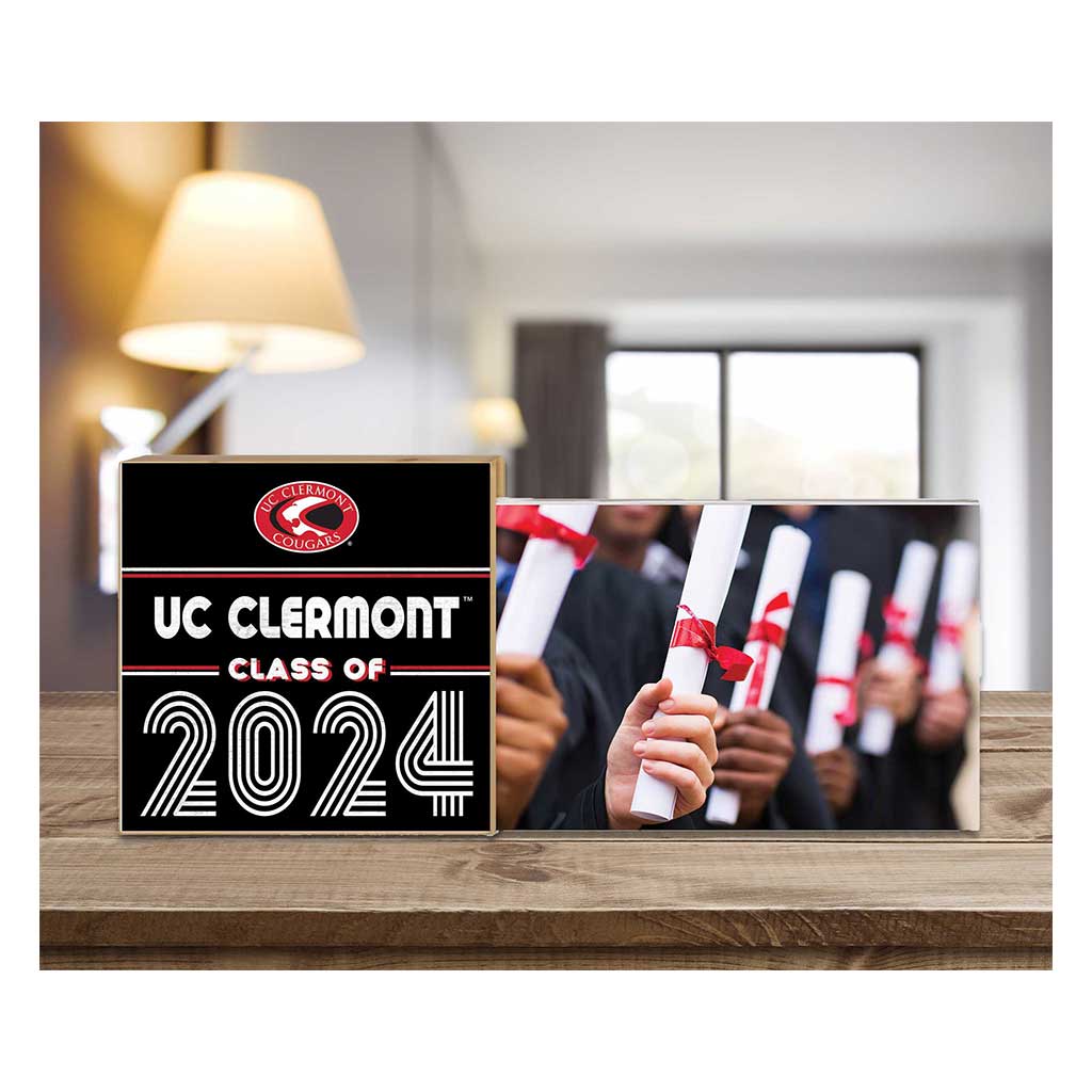 Floating Picture Frame Class of Grad University of Cincinnati Clermont Cougars