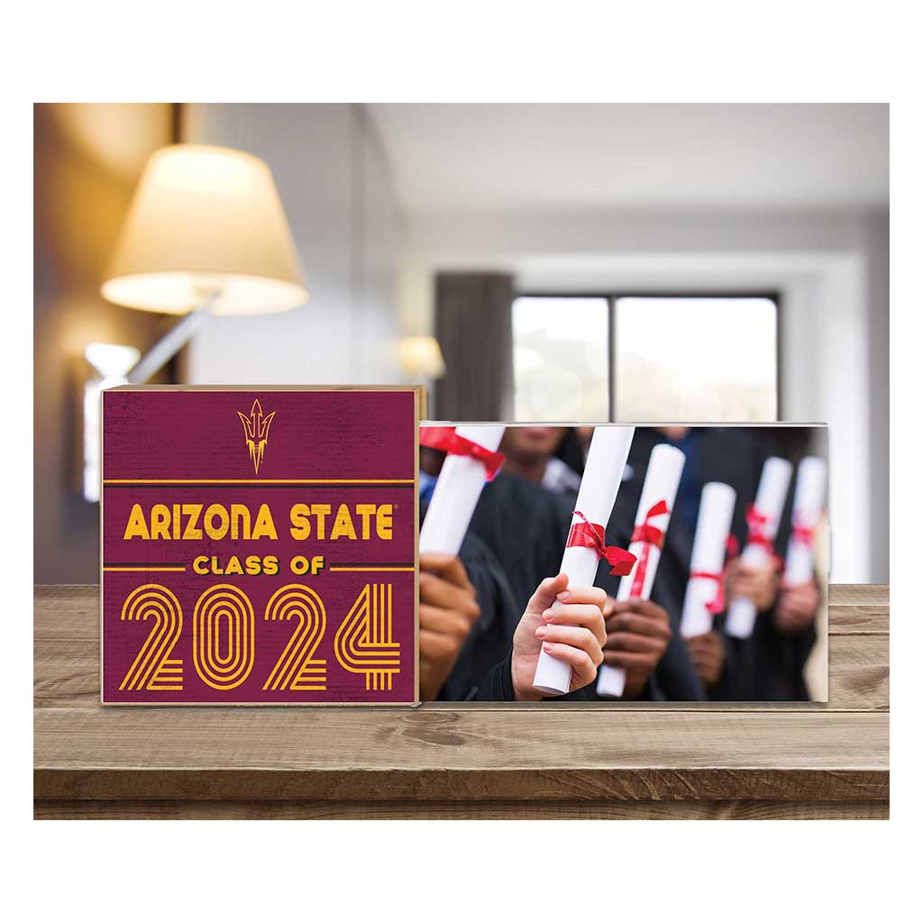 Floating Picture Frame Class of Grad Arizona State Sun Devils