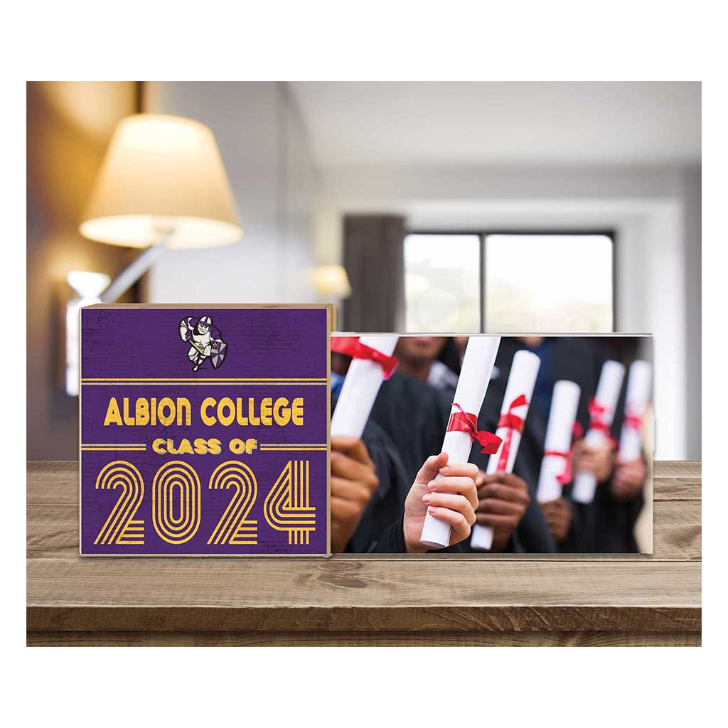 Floating Picture Frame Class of Grad Albion College Britons