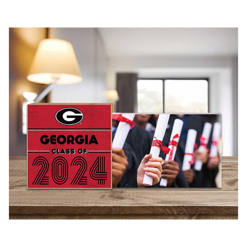 Floating Picture Frame Class of Grad Georgia Bulldogs