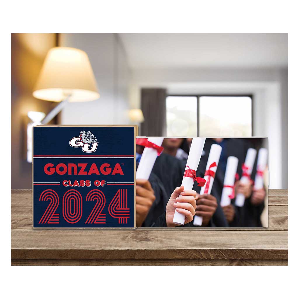 Floating Picture Frame Class of Grad Gonzaga Bulldogs