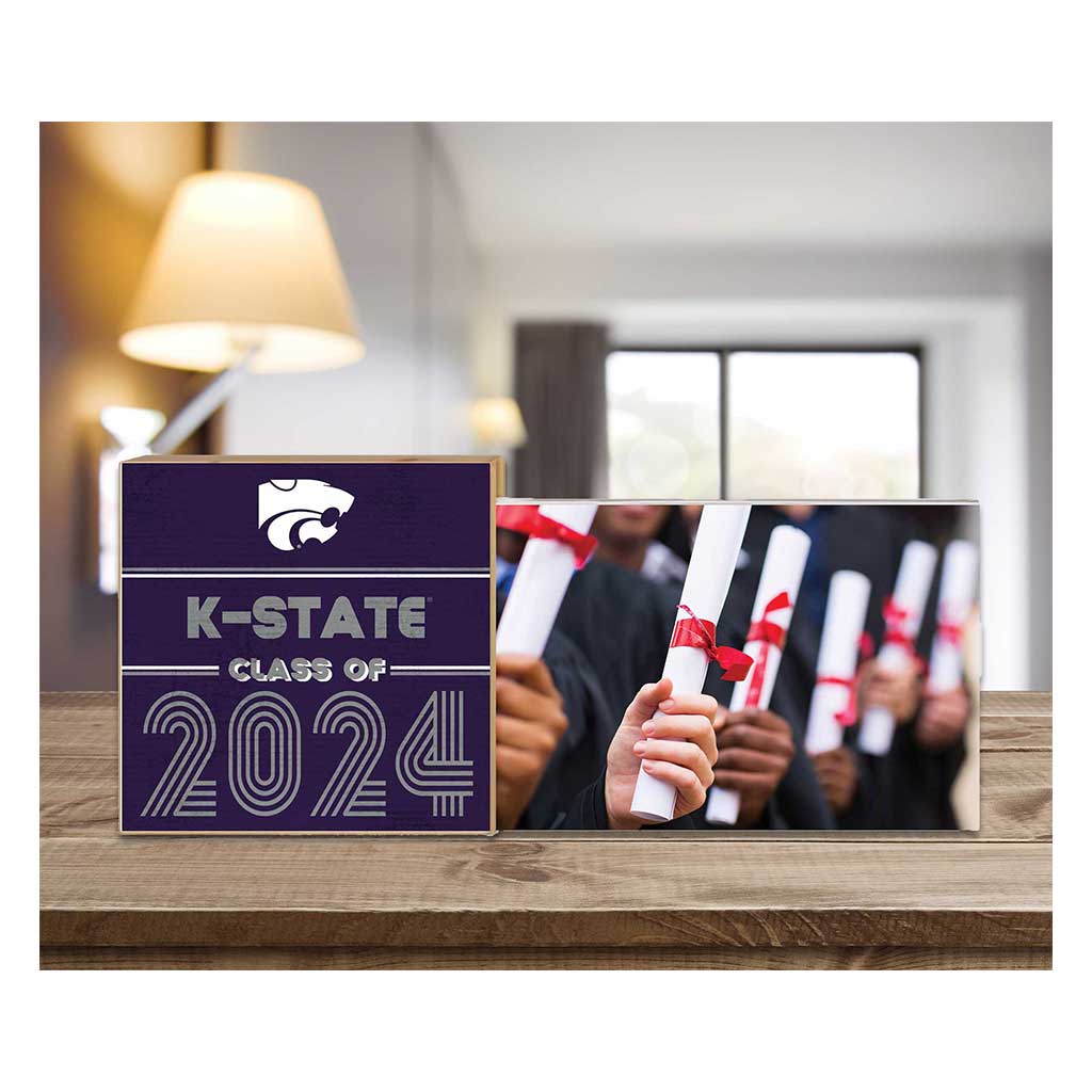 Floating Picture Frame Class of Grad Kansas State Wildcats