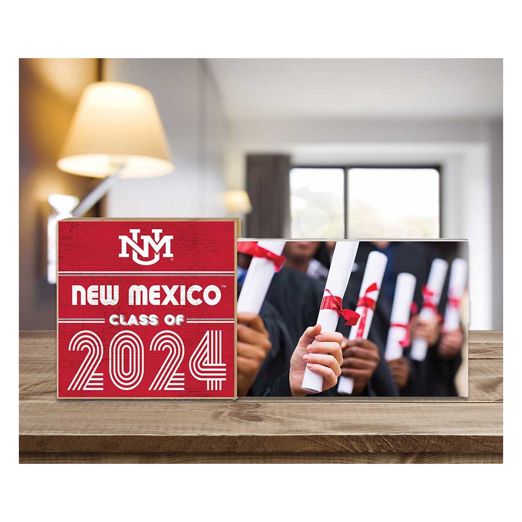 Floating Picture Frame Class of Grad New Mexico Lobos