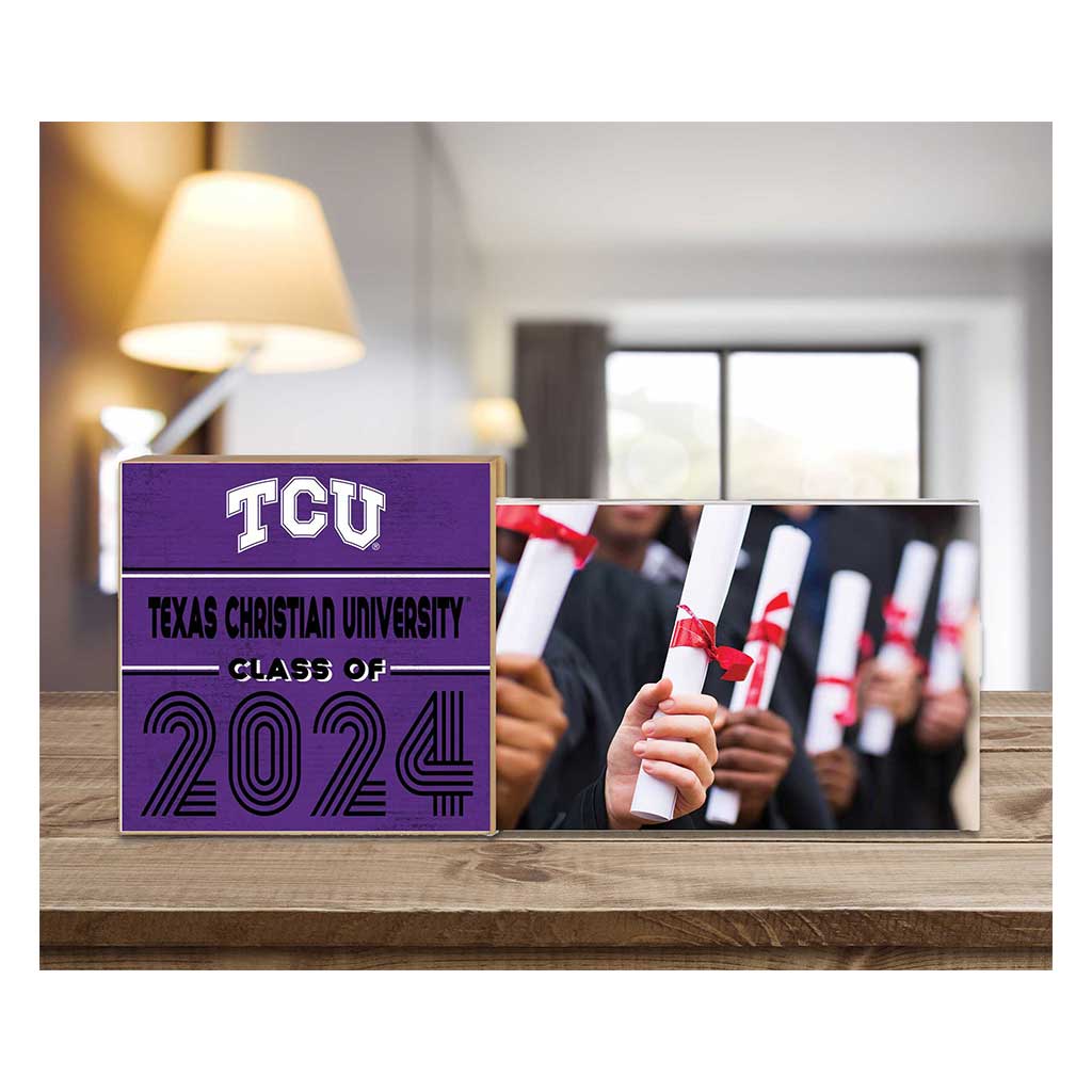 Floating Picture Frame Class of Grad Texas Christian Horned Frogs