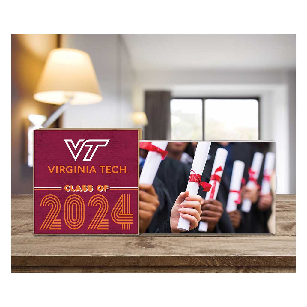 Floating Picture Frame Class of Grad Virginia Tech Hokies