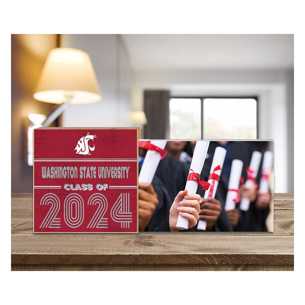 Floating Picture Frame Class of Grad Washington State Cougars