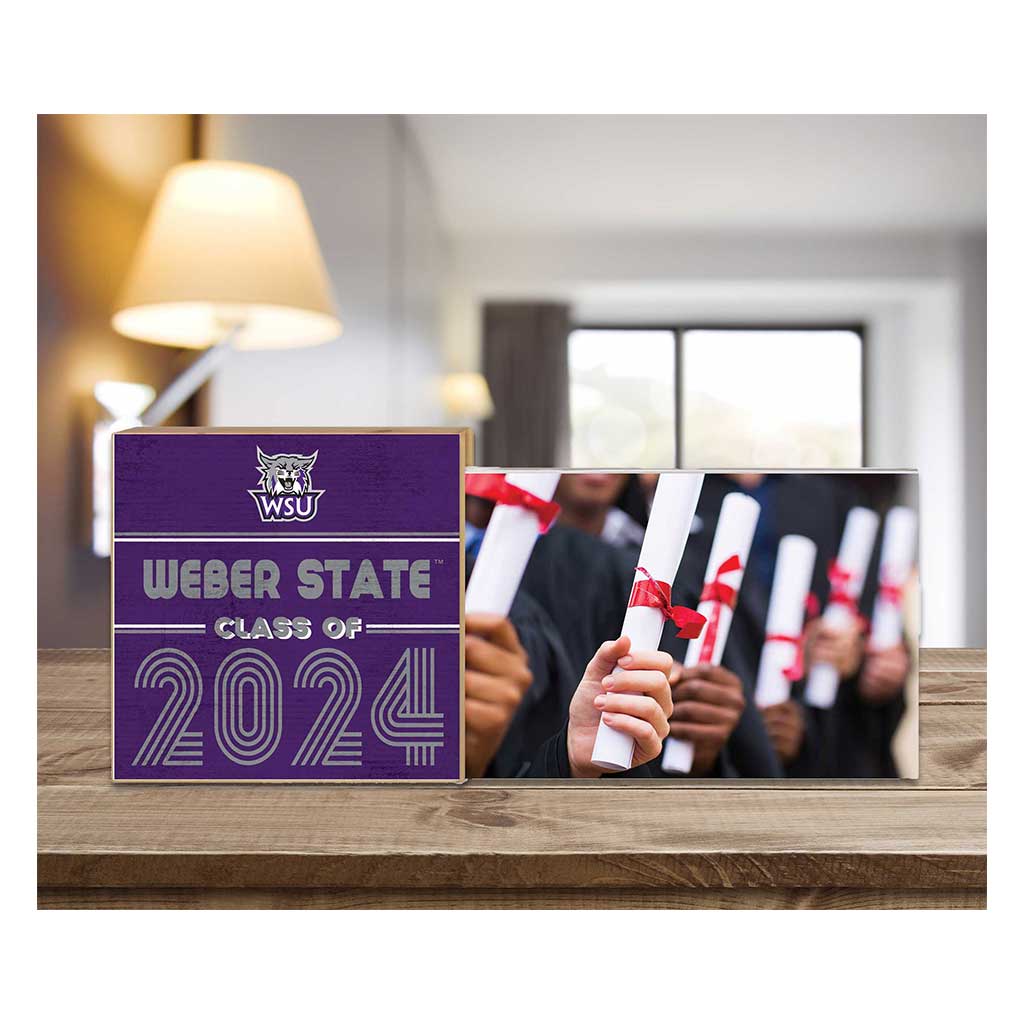 Floating Picture Frame Class of Grad Weber State Wildcats