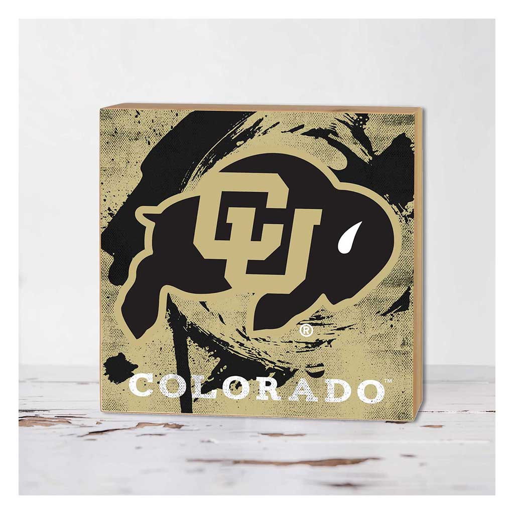 5x5 Block Color Splash Colorado (Boulder) Buffaloes